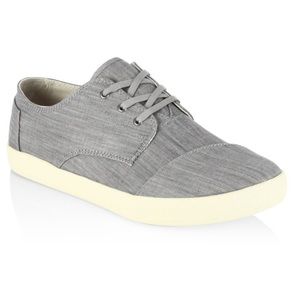Toms men’s Paseo gray canvas sneaker 10.5 EUC